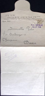 1945-ITALIAN COY 2660 Manoscritto Al Verso Di Biglietto Franchigia (5.9) Da Prig - Guerre 1939-45