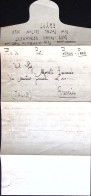 1946-ITALIAN DETACHMENT 2659 Manoscritto Al Verso Di Biglietto Franchigia Da Ita - Weltkrieg 1939-45
