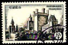 France Poste Obl Yv:1099 Mi:1128 Uzès Château (TB Cachet Rond) - Gebraucht