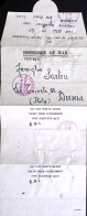 1945-P.O.W. CAMP LORDSBURG Manoscritto Al Verso Di Biglietto Franchigia Da Prigi - Guerre 1939-45