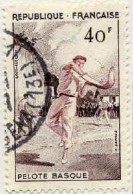 France Poste Obl Yv:1073 Mi:1101 Pelote Basque (Beau Cachet Rond) - Used Stamps