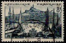 France Poste Obl Yv:1037 Mi:1065 Marseille Le Vieux Port (Beau Cachet Rond) - Usados