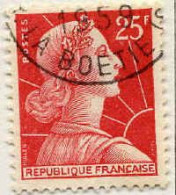 France Poste Obl Yv:1011C Mi:1226 Marianne De Muller (TB Cachet Rond) - Usados