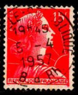 France Poste Obl Yv:1011 Mi:1036 Marianne De Muller (TB Cachet à Date) 5-4-57 - Used Stamps