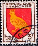 France Poste Obl Yv:1004 Mi:1030 Aunis Armoiries (TB Cachet Rond) - Used Stamps