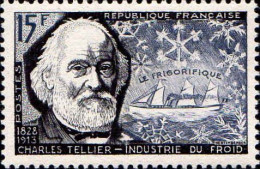 France Poste N** Yv:1056 Mi:1084 Charles Tellier Industrie Du Froid Le Frigorifique - Nuovi