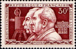 France Poste N** Yv:1033 Mi:1059 Auguste Lumière Louis Lumière Cinéma Francais 1895 1955 - Nuovi