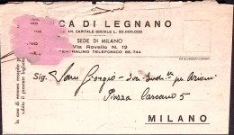 1943-R.S.I. RECAPITO AUTORIZZATO C.10 Su Piego - Poststempel