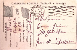 1915-Posta Militare/XII^CORPO D'ARMATA Annullo Meccanico (2.12) Su Cartolina Fra - Guerre 1914-18