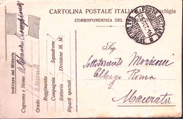 1915-Posta Militare/25^ DIVISIONE C.2 (25.9) Su Cartolina Franchigia Non Ufficia - Oorlog 1914-18