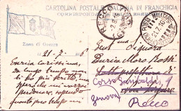 1916-UFFICIO Posta Militare/6 CORPO ARMS. C.2 (27.7) Su Cartolina Non Ufficiale - Oorlog 1914-18