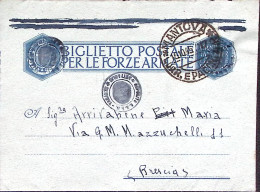1945-(Caduta Del Fascismo) DEPOSITO C.R.E.M. TARANTO/DETTAGLIO Tondo Su Bigliett - Guerra 1939-45
