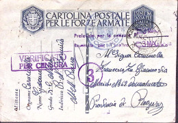 1943-R. CISTERNA BORMIDA Tondo Su Cartolina Franchigia Posta Militare 3550 (20.4 - Guerra 1939-45