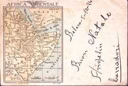 1936-OSPEDALE CAMPO 413 Belesa Manoscritto Su Cartolina Franchigia Carta A.O. An - Eritrea