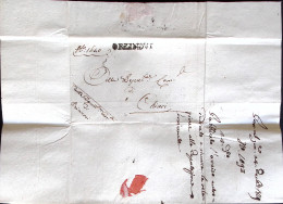 1879-ORZINOVI Lineare Su Lettera Completa Di Testo, In Franchigia Postale - Marcofilie