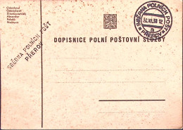 1938-CECOSLOVACCHIA SBERNA POLNICH POST/a PREROV C.2 (30.11) Su Cartolina Franch - Otros & Sin Clasificación