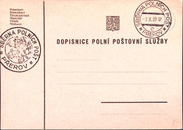 1938-POLONIA SBERNA POLINCH POST/e PREROV C.2 (1.10) Su Cartolina Franchigia, - Autres & Non Classés