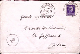 1941-SASENO ISOLA C.2 (9.4) Su Busta Con Lettera Scritta All'interno - Saseno