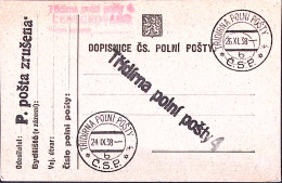 1938-POLONIA TRIORNA POLINI POSTA/4/b C.S.P. C.2 (26.11) Su Cartolina Franchigia - Other & Unclassified