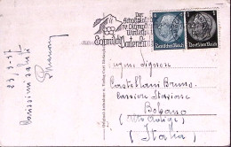 1937-Germania Olimpiadi Invernali Annullo Speciale (23.3) Su Cartolina(Garmisch) - Autres & Non Classés