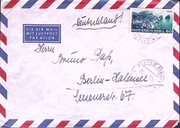 1954-TURISTICA Lire 60 Isolato Su Busta Porto D'Ischia (24.8) Per La Germania - 1946-60: Poststempel