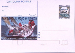 1992-IL MORO DI Venezia Cartolina Postale Castelli Lire 700, Soprastampata I.P.Z - Postwaardestukken