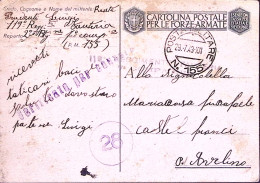 1943-Posta Militare/n.155 C.2 (29.7) Su Cartolina Franchigia Effige Vittorio Ema - Guerra 1939-45
