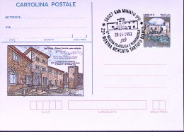 1993-SAN MINIATO (Pi) Cartolina Postale Castelli Lire 700, Soprastampato I.P.Z.S - Postwaardestukken