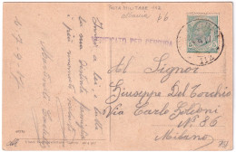 1917-Posta Militare/112 C.2 (7.9) Su Cartolina ( Albania Gruppo Religiosi) - Guerre 1914-18