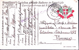 1917-Posta Militare/( Numero Mancante) C.2 (13.10) Su Cartolina Franchigia - Guerre 1914-18