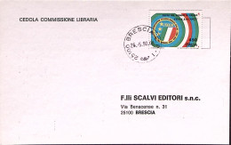 1990-CAMPIONATI MONDIALI CALCIO Lire 450 U.S.A., Isolato Su Cedola Commissione L - 1981-90: Marcofilie