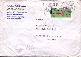1979-GERMANIA REP. FEDERALE Premi Nobel P.60 Isolato Su Busta Wunsledel (22.11)  - Lettres & Documents