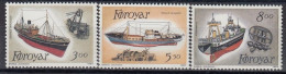 FAROE ISLANDS 151-153,unused (**) Ships - Féroé (Iles)