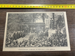 1930 GHI19 L'INAUGURATION, A BRUGES, DU MONUMENT GUIDO GEZELLE Maître Lagae. - Verzamelingen