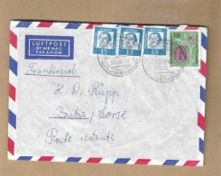 Los Vom 19.05 -  Briefumschlag Aus Albersdorf Nach Frankreich 1963 Mit Portomarke - Cartas & Documentos