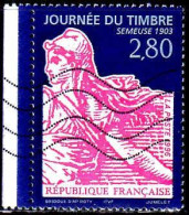 France Poste Obl Yv:2991 Mi:3131C Journée Du Timbre Semeuse 1903 Bord De Feuille (Lign.Ondulées) - Usados