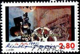 France Poste Obl Yv:2920 Mi:3064 1.Siècle Du Cinéma Projecteur (Obl.mécanique) - Gebruikt