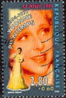 France Poste Obl Yv:2897 Mi:3044 Yvonne Printemps (Lign.Ondulées) - Used Stamps