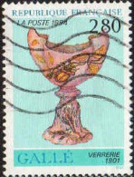 France Poste Obl Yv:2854 Mi:3000 Gallé Verrerie (Lign.Ondulées) - Used Stamps