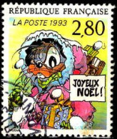 France Poste Obl Yv:2847 Mi:2993 Joyeux Noël Prugné (TB Cachet Rond) - Gebruikt
