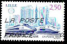France Poste Obl Yv:2811 Mi:2957 Lille Ferrovière TGV (Obl.mécanique) - Gebruikt