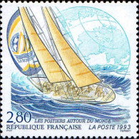 France Poste N** Yv:2831 Mi:2977 Les Postiers Autour Du Monde Voilier - Unused Stamps