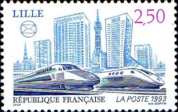 France Poste N** Yv:2811 Mi:2957 Lille Ferrovière TGV - Nuevos