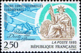 France Poste N** Yv:2808 Mi:2954 Cours Constitutionnelles Européennes - Ungebraucht