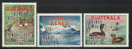 GUATEMALA - P.A N°451/3 ** (1970) Oiseaux - Guatemala