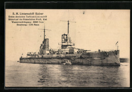 AK S. M. Linienschiff Kaiser  - Guerre