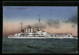 AK S.M.S. Helgoland, Kriegsschiff  - Krieg