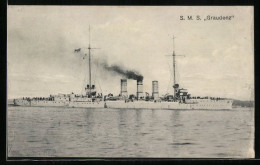 AK S. M. S. Graudenz Auf Dem Wasser  - Warships
