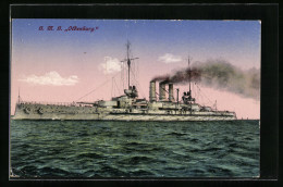 AK S. M. S. Oldenburg Im Wasser  - Warships