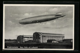 AK Friedrichshafen, Neue Halle Mit Luftschiff LZ 127 Graf Zeppelin  - Airships
